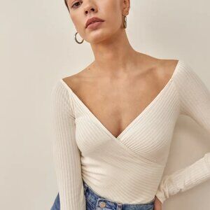 Reformation Minnie Knit Top